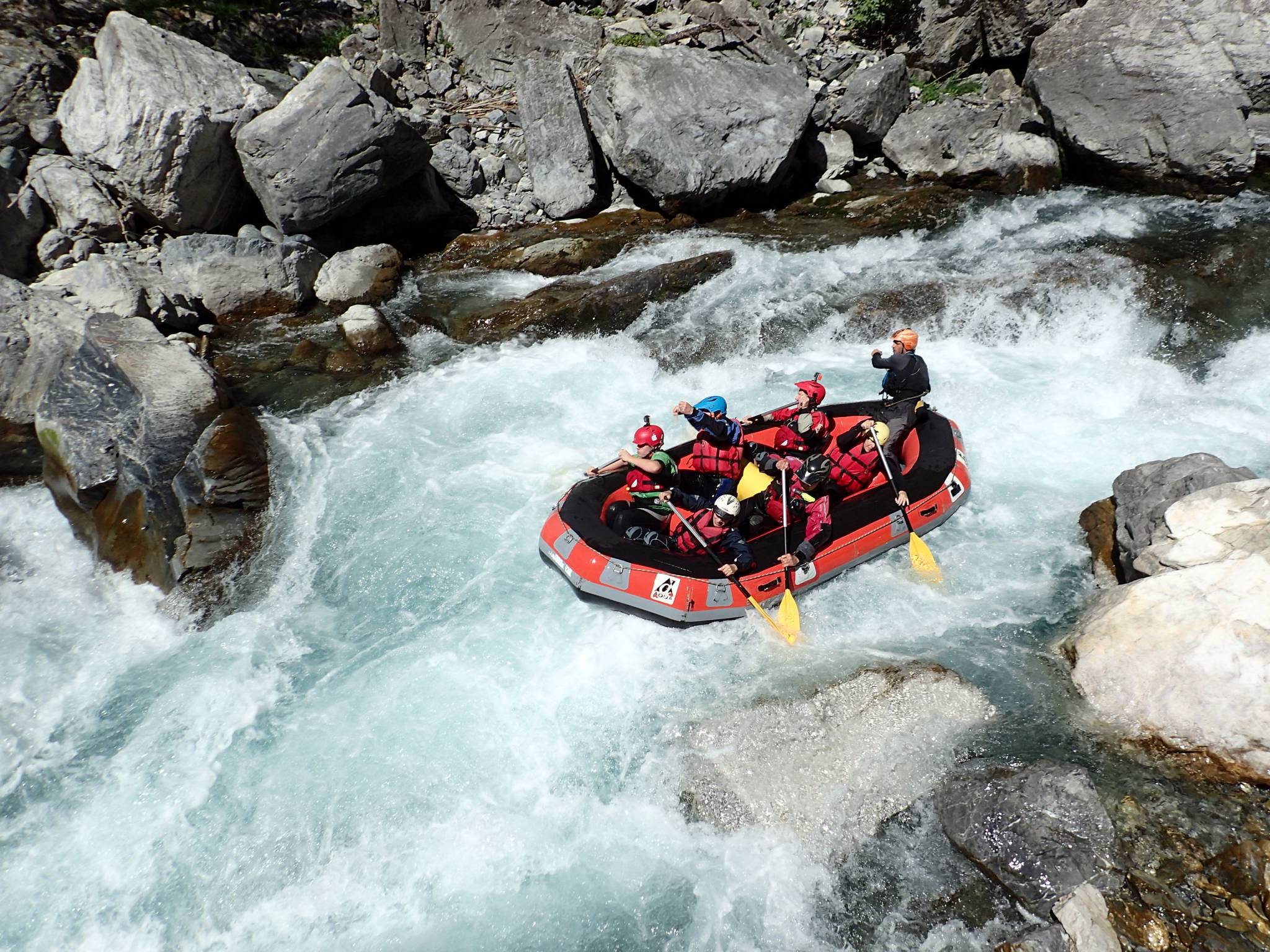 Rafting sur le Guil dans les Hautes Alpes