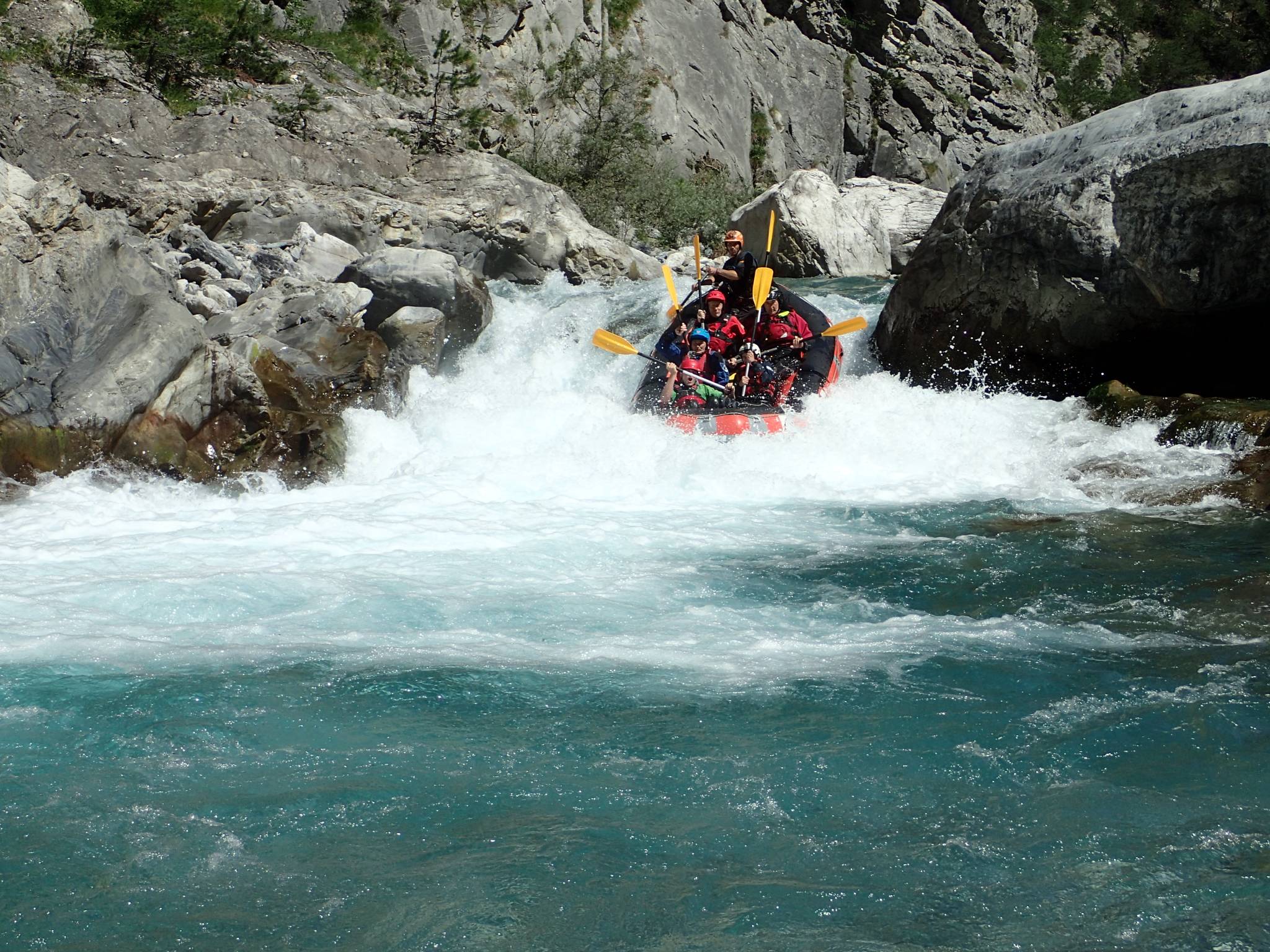 Rafting sur le Guil dans les Hautes Alpes