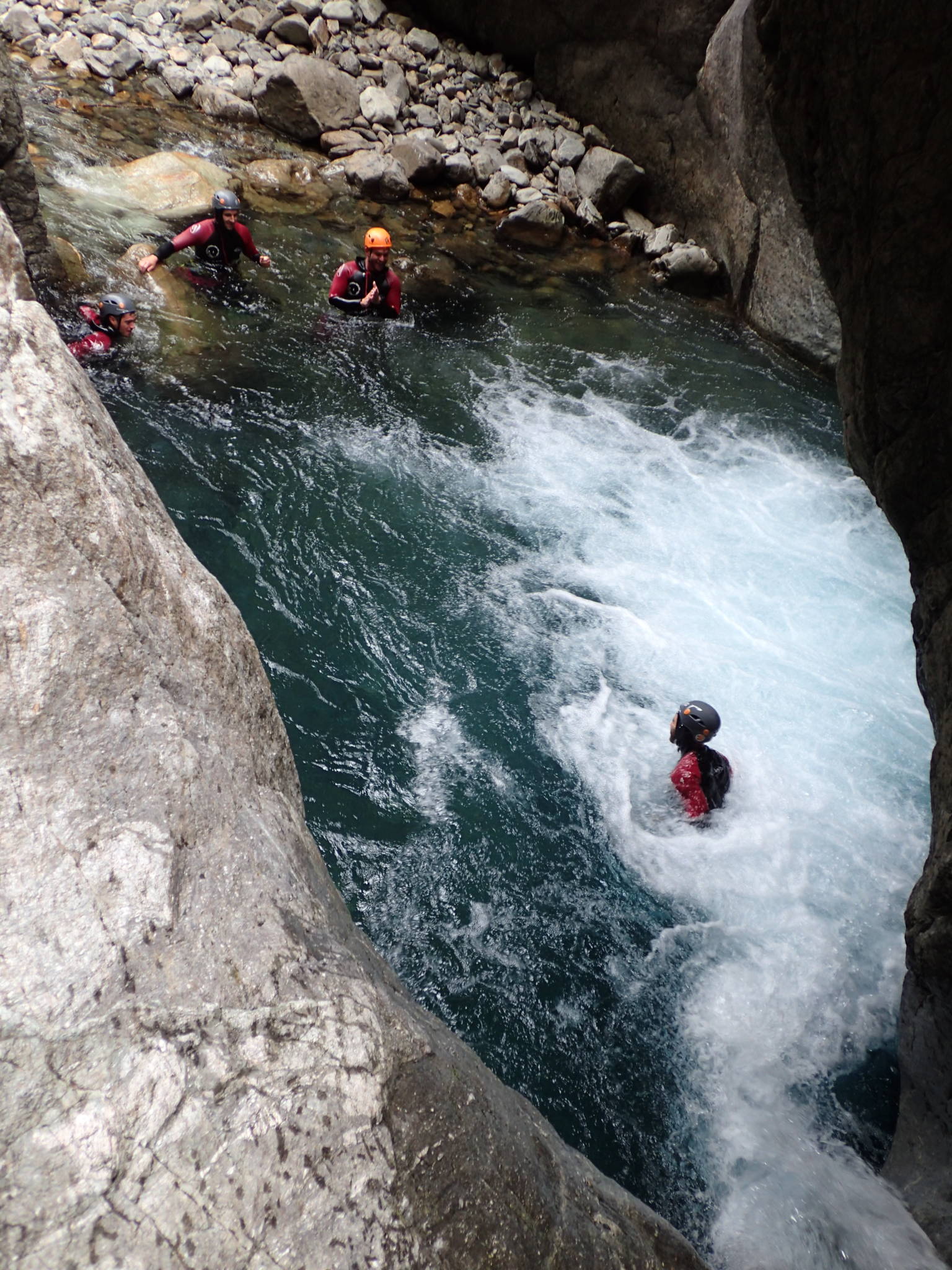 Canyoning dans Oules de Freissinières près de Briançon