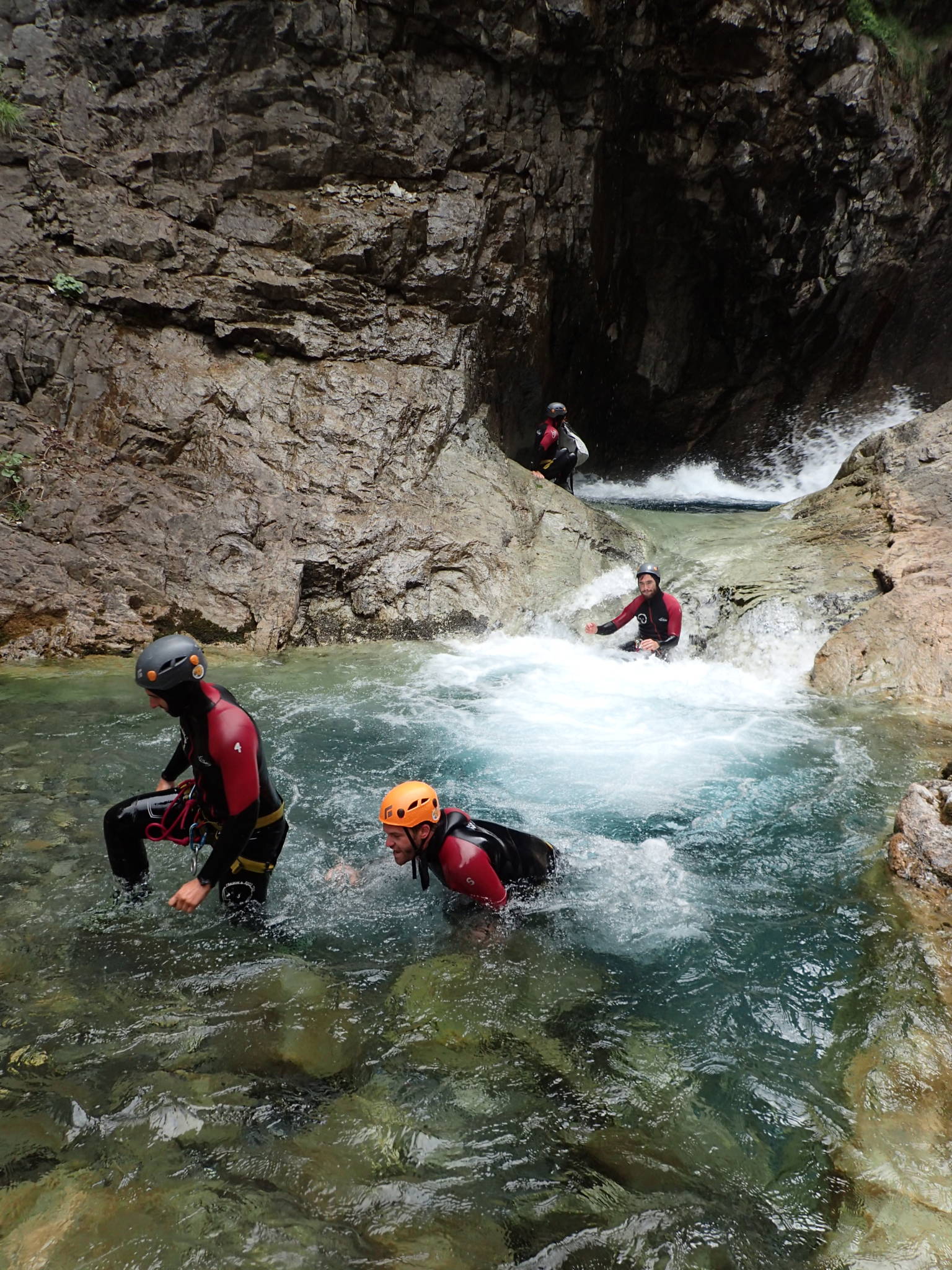 Canyoning dans Oules de Freissinières près de Briançon