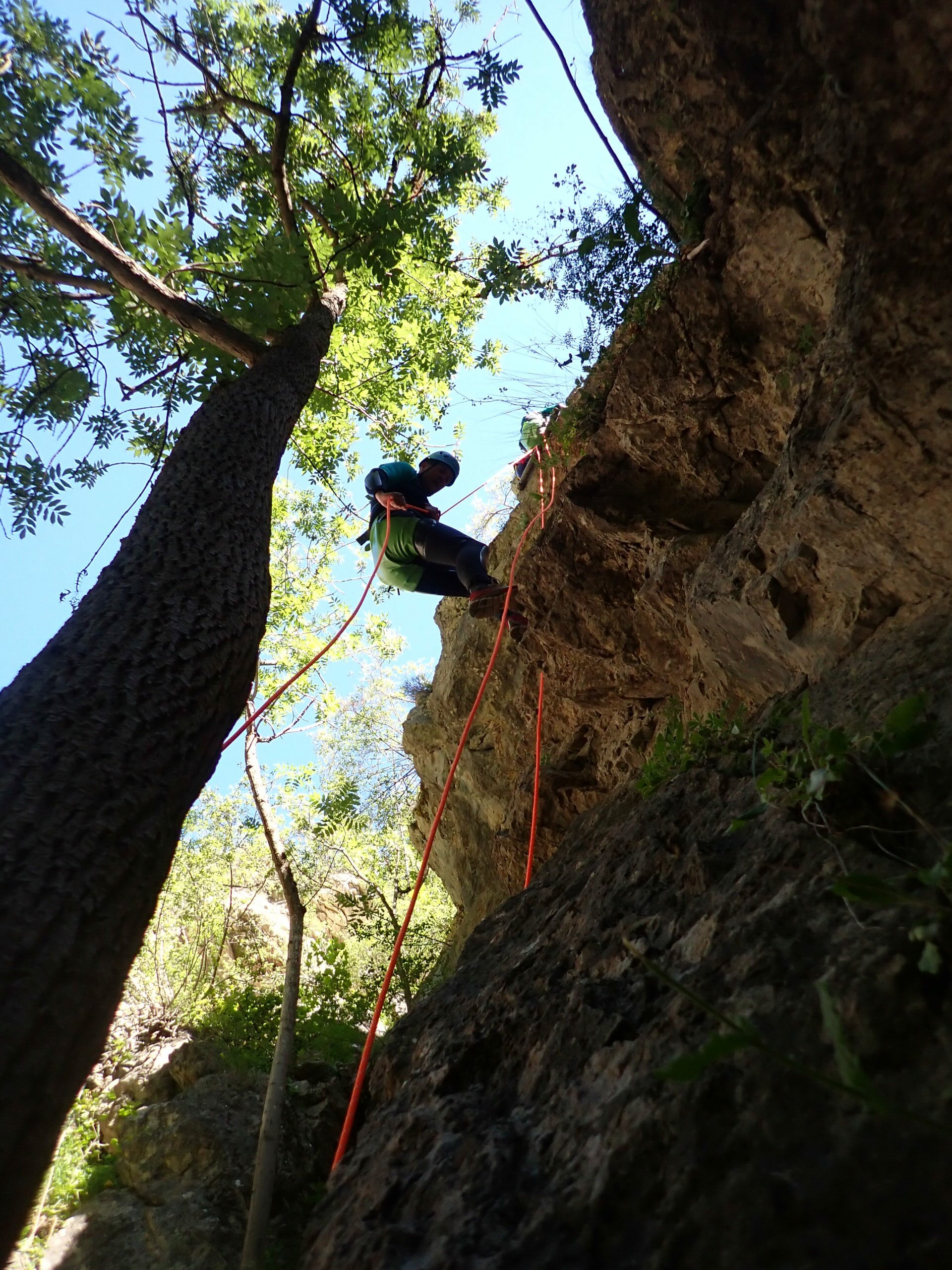 descente en rappel canyoning Tramouillon Bas